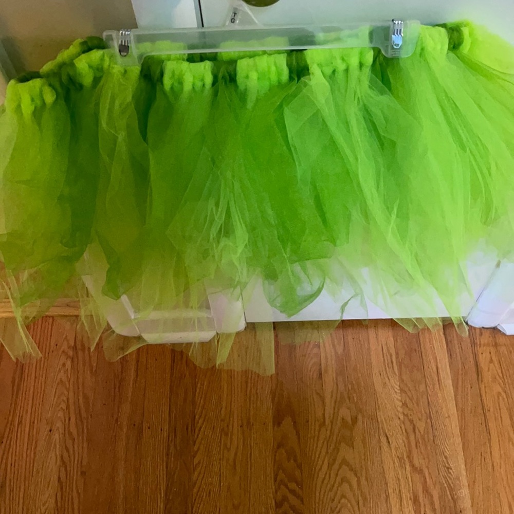 Plus size handmade green tutu
